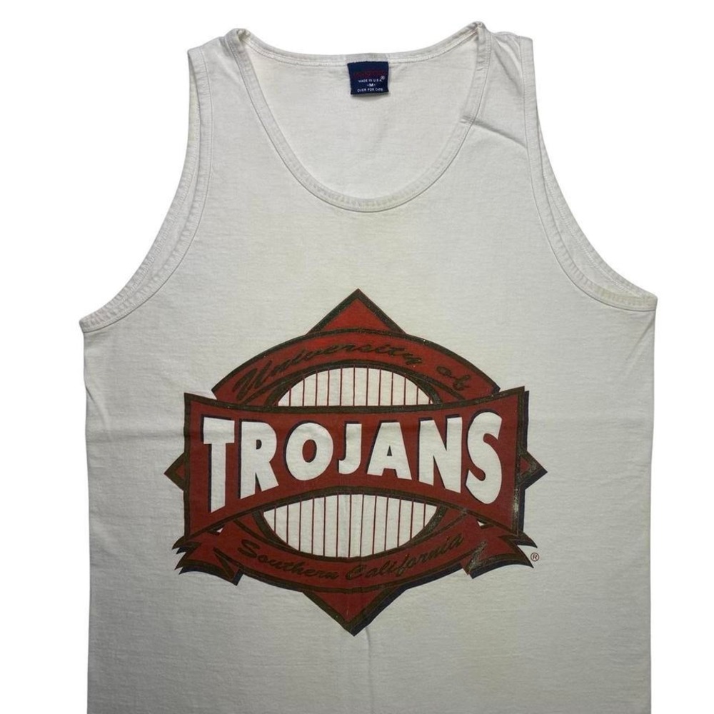 Vintage USC Trojans college tank top shirt